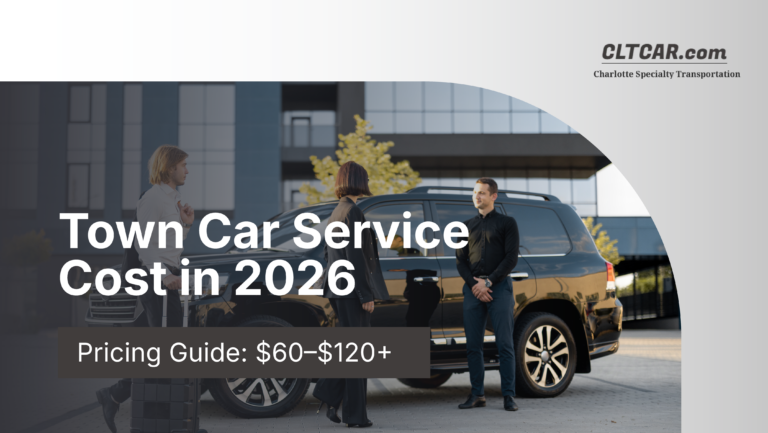 What Does a Town Car Service Cost? (2026 Pricing Guide)